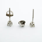 Tiffany & Co Earrings Solitaire Platinum Diamond — view 3