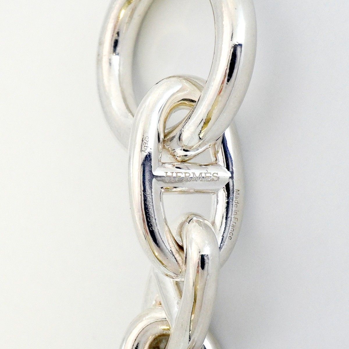Hermes Bracelet Chaine D'ancre TGM 12 Links 925 Sterling Silver — view 5