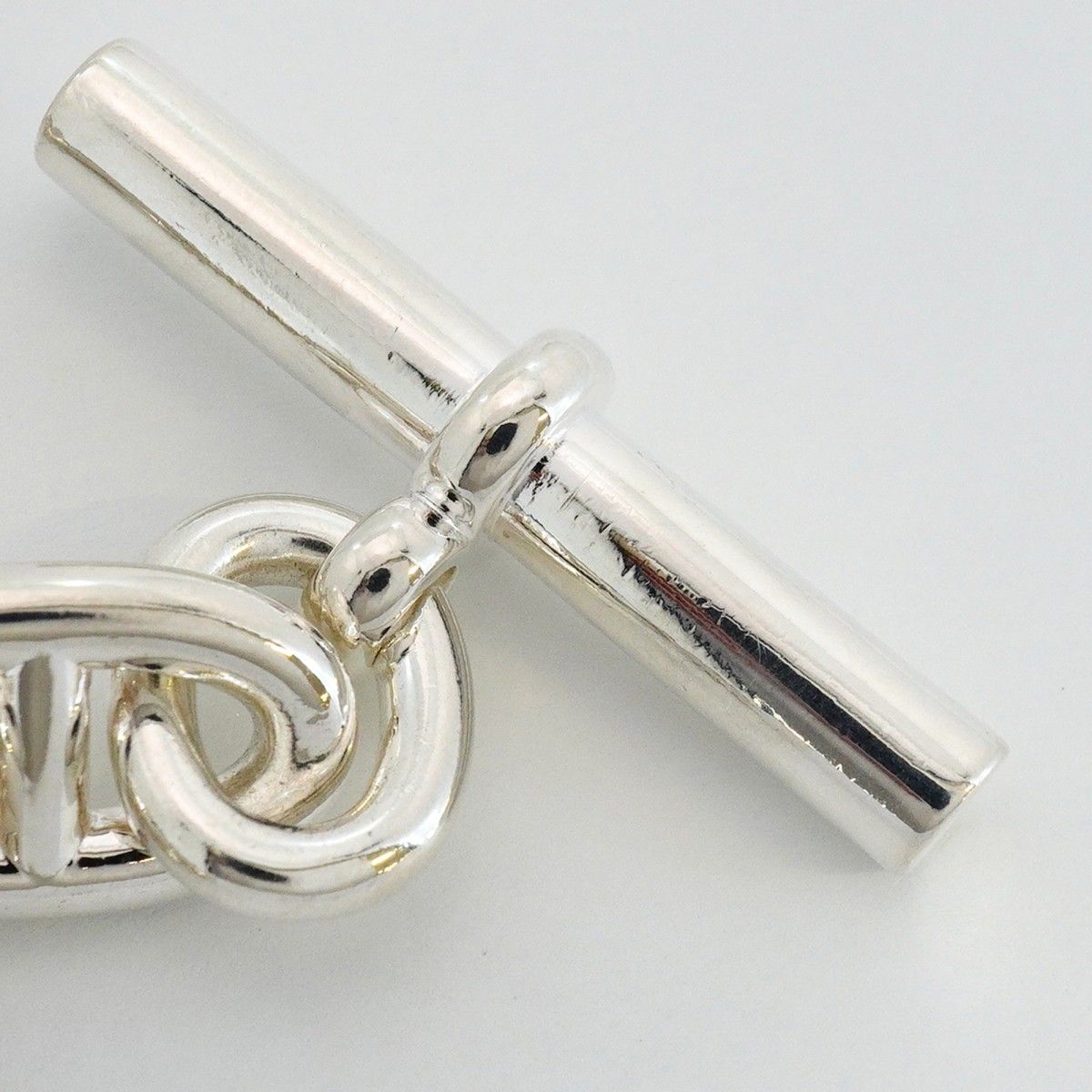 Hermes Bracelet Chaine D'ancre TGM 12 Links 925 Sterling Silver — view 8