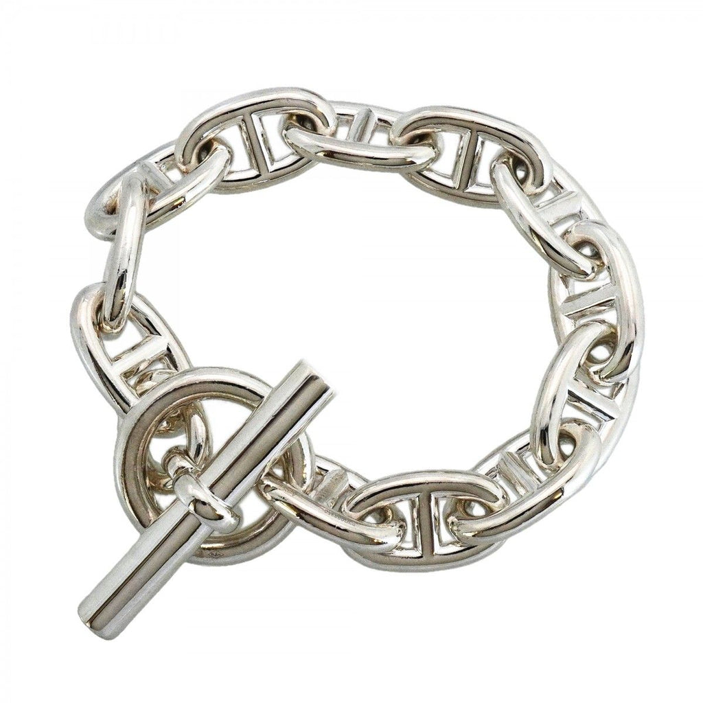 Hermes Bracelet Chaine D'ancre TGM 12 Links 925 Sterling Silver