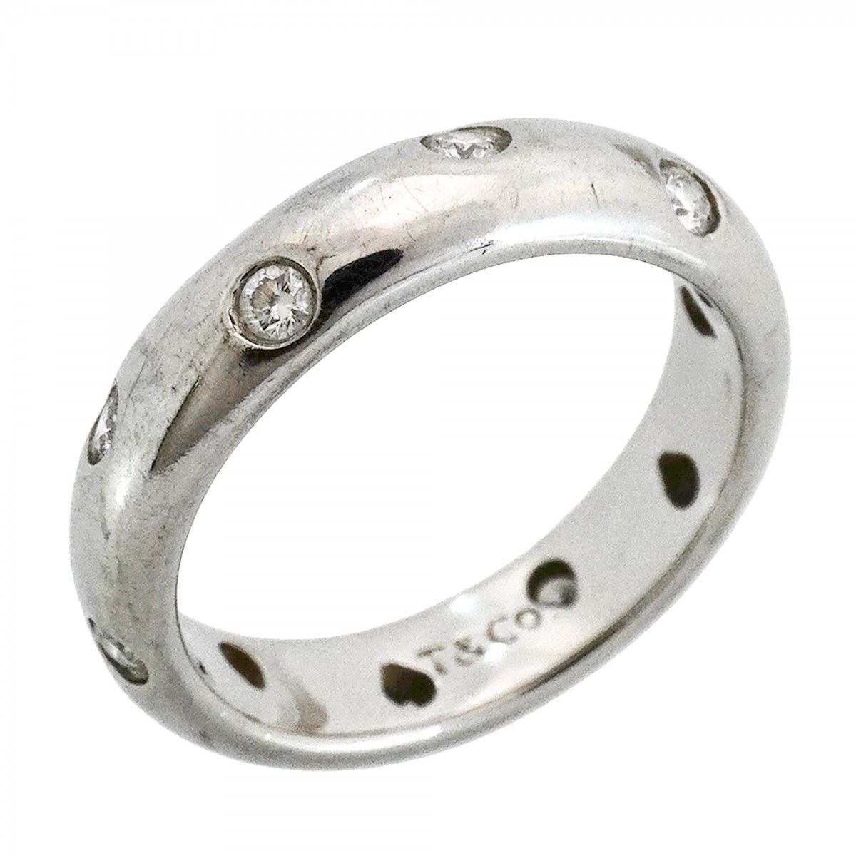Tiffany & Co Ring Dots Platinum Diamond