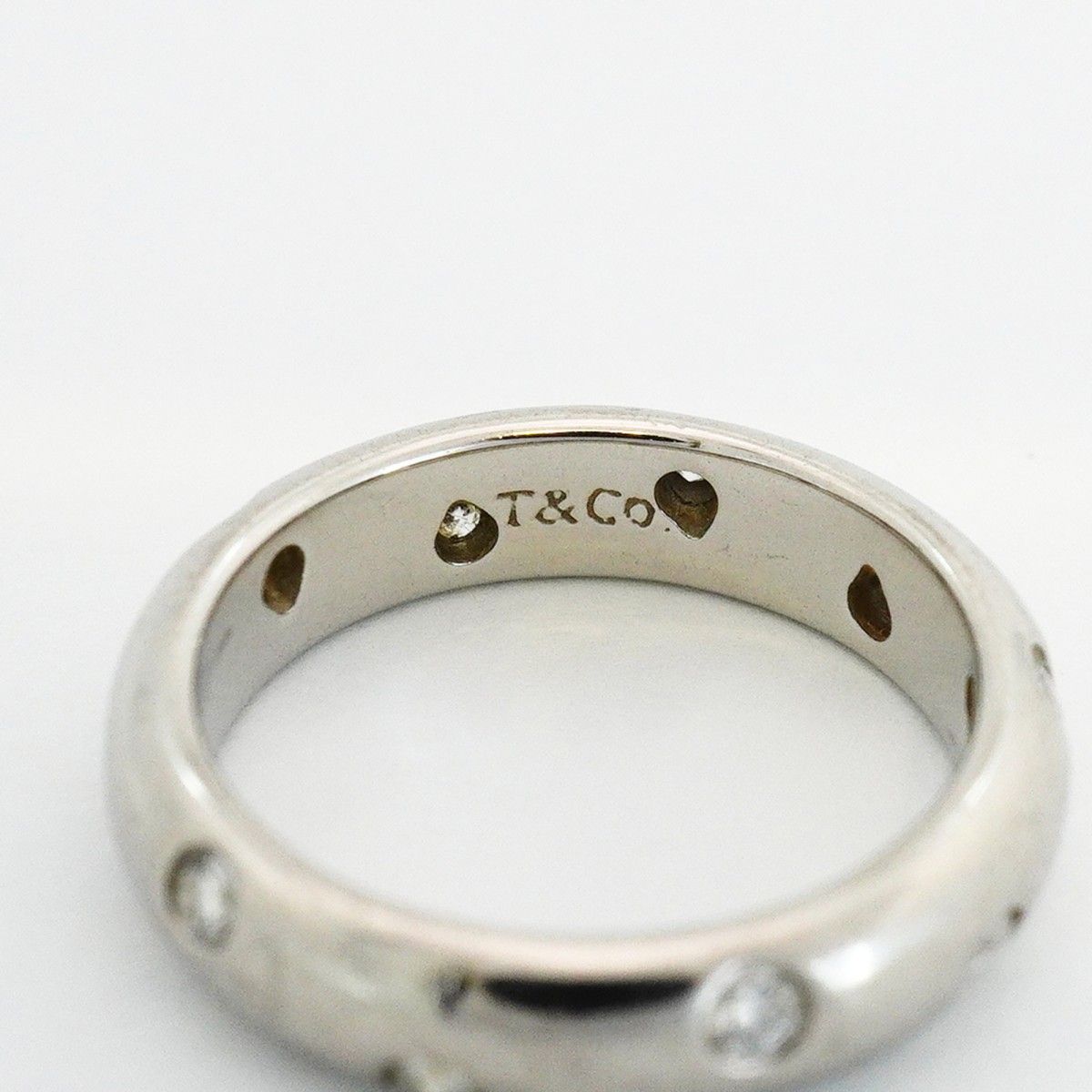 Tiffany & Co Ring Dots Platinum Diamond — view 4