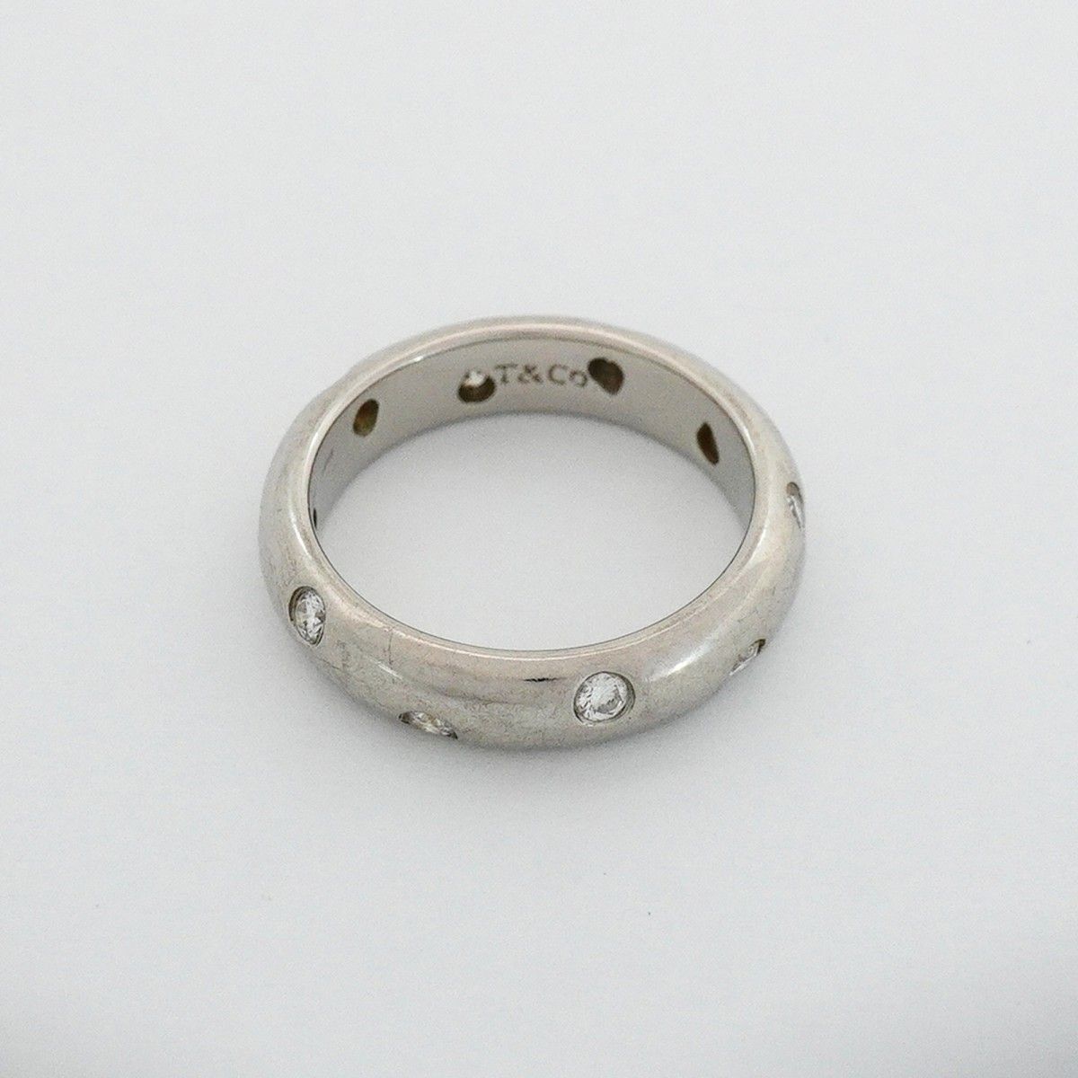 Tiffany & Co Ring Dots Platinum Diamond — view 3