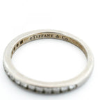 Tiffany & Co Ring Channel Setting Half Eternity Platinum Diamond — view 4