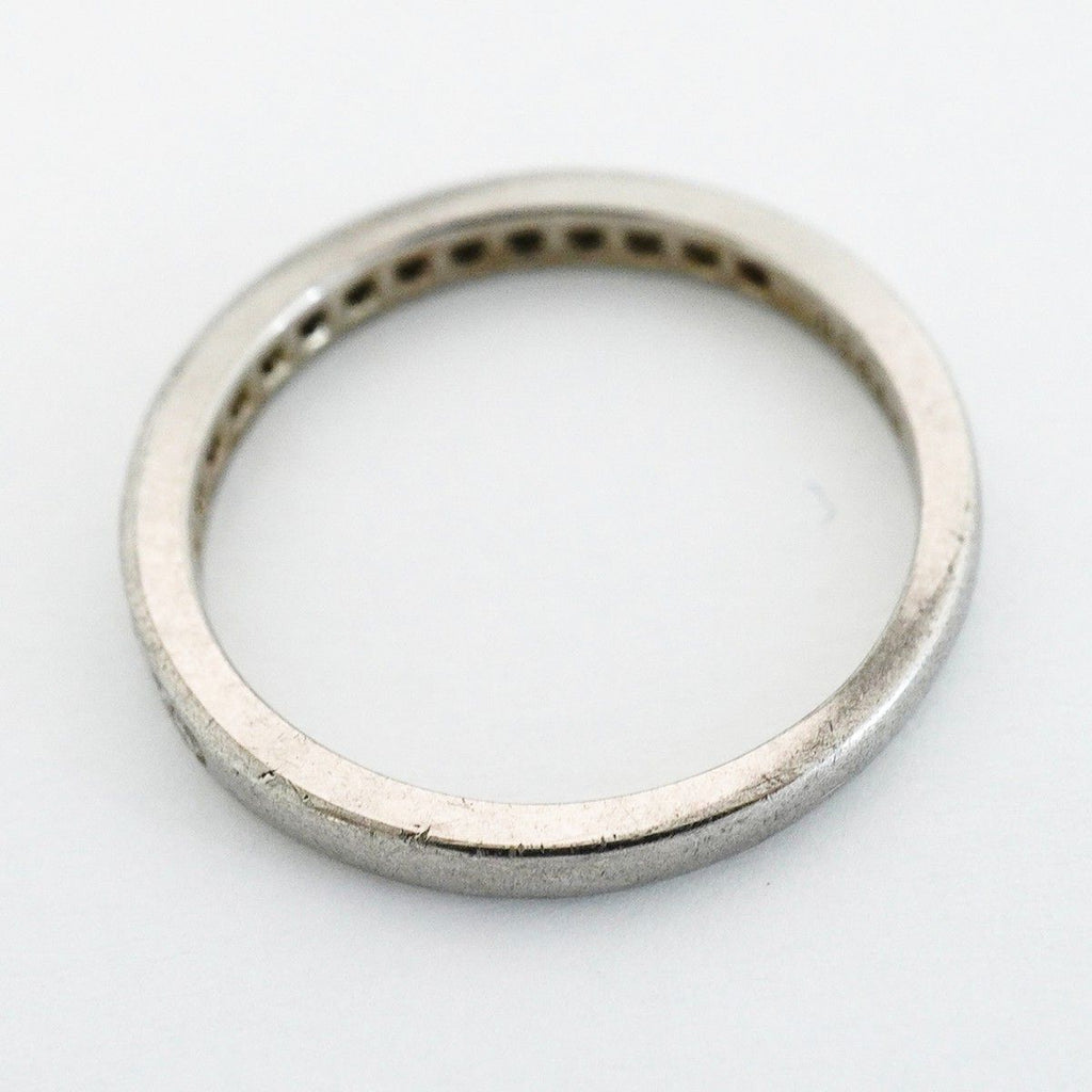 Tiffany & Co Ring Channel Setting Half Eternity Platinum Diamond — view 8