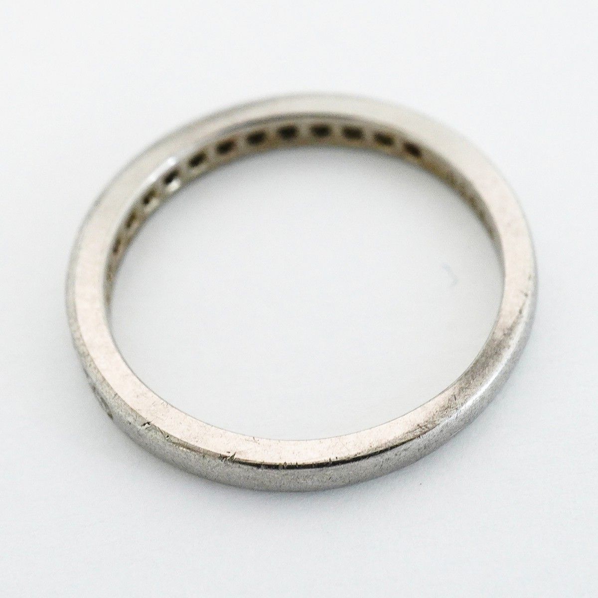 Tiffany & Co Ring Channel Setting Half Eternity Platinum Diamond — view 8