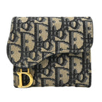 Dior Trifold Wallet Brown