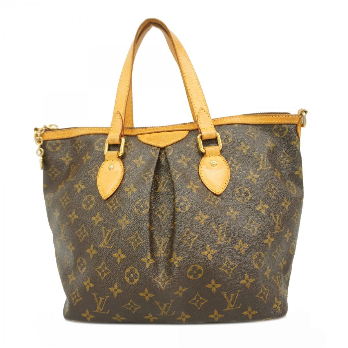 Louis Vuitton Handbag Monogram Palermo PM Brown 2-Way