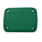 Hermes Handbag Picotin Lock PM Taurillon Clemence Mint Silver — view 3