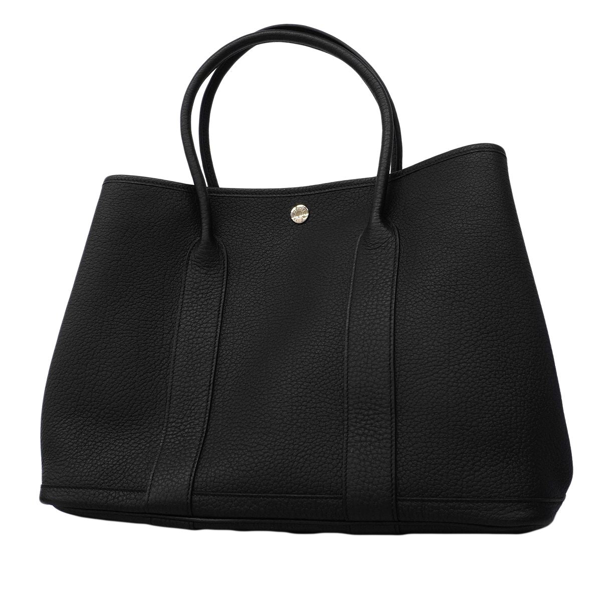 Hermes Tote Garden Party PM Negonda Black Silver