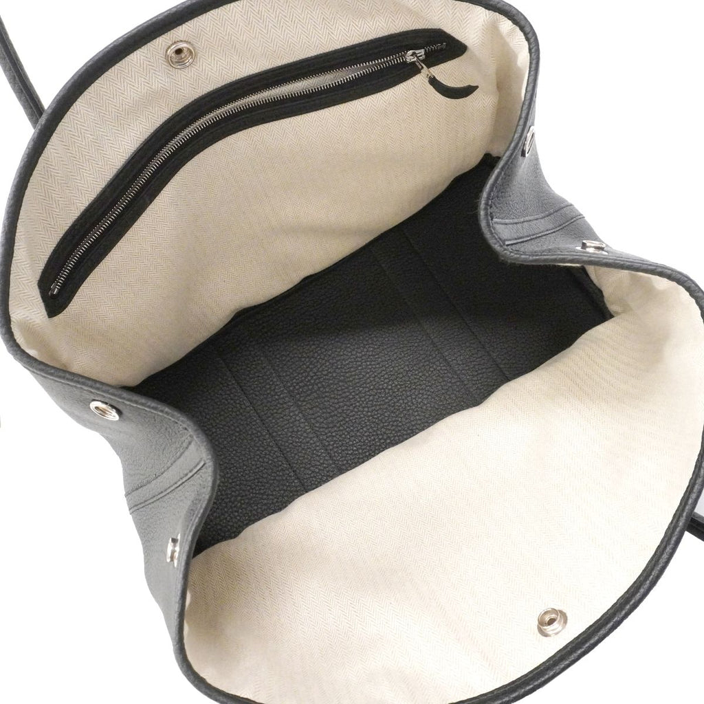 Hermes Tote Garden Party PM Negonda Black Silver — view 4