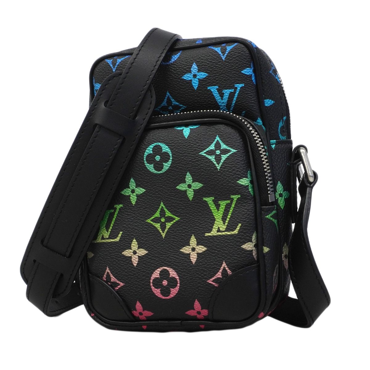 Louis Vuitton Shoulder Bag Monogram Iridescent Amazon NM Noir