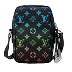 Louis Vuitton Shoulder Bag Monogram Iridescent Amazon NM Noir — view 7