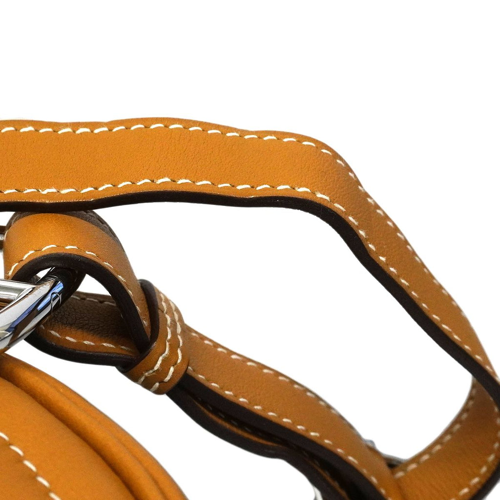Hermes Waist Bag in the Loop Verso Swift Sesame Lime Silver — view 8