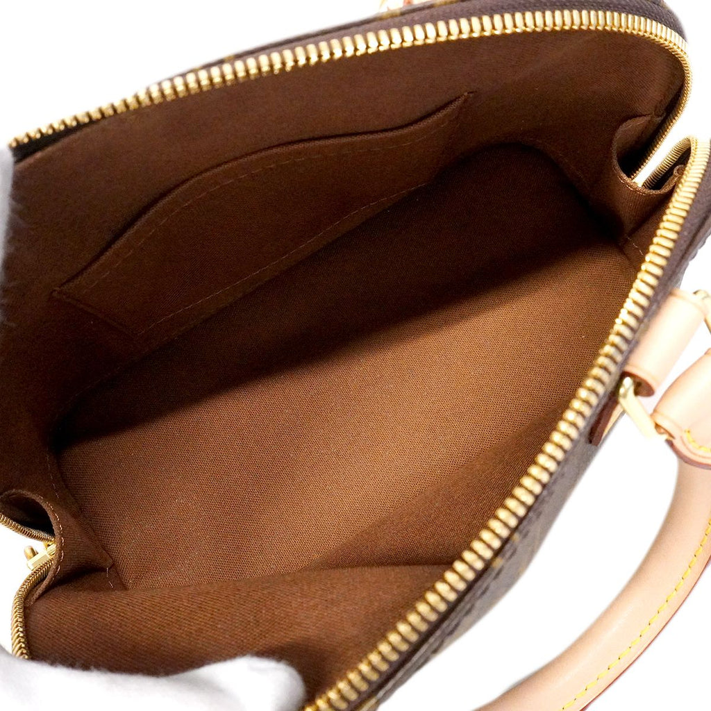 Louis Vuitton Handbag Monogram Alma BB Brown 2-Way — view 4