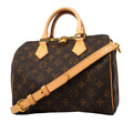 Louis Vuitton Handbag Monogram Speedy Bandouliere 25 Brown 2-Way