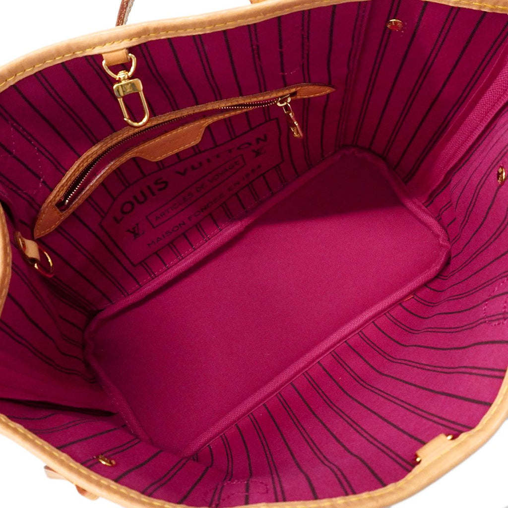 Louis Vuitton Tote Monogram Neverfull PM Fuchsia — view 4