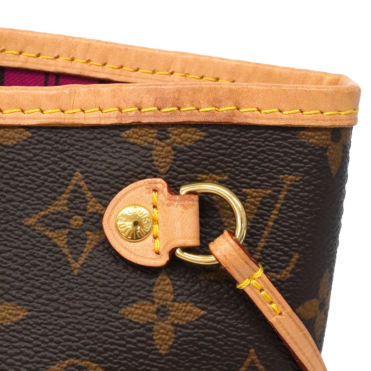 Louis Vuitton Tote Monogram Neverfull PM Fuchsia — view 8