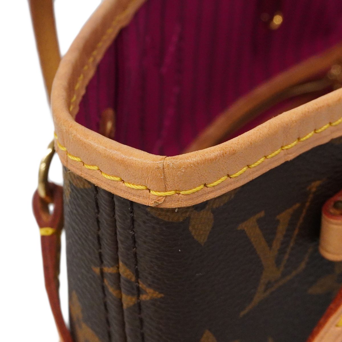 Louis Vuitton Tote Monogram Neverfull PM Fuchsia — view 9