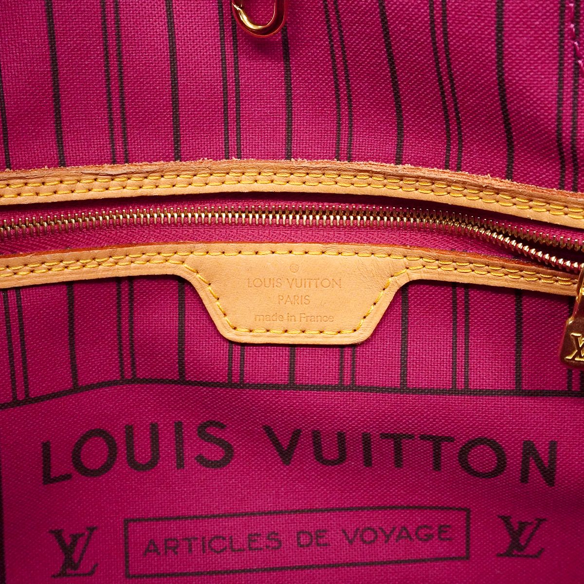 Louis Vuitton Tote Monogram Neverfull PM Fuchsia — view 5