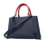 Louis Vuitton Handbag Epi Cles Veil PM Andigo Coquelicot 2-Way