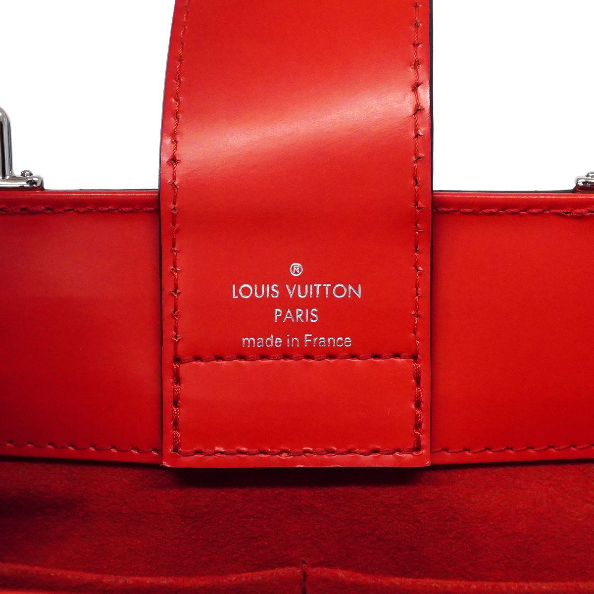Louis Vuitton Handbag Epi Cles Veil PM Andigo Coquelicot 2-Way — view 5