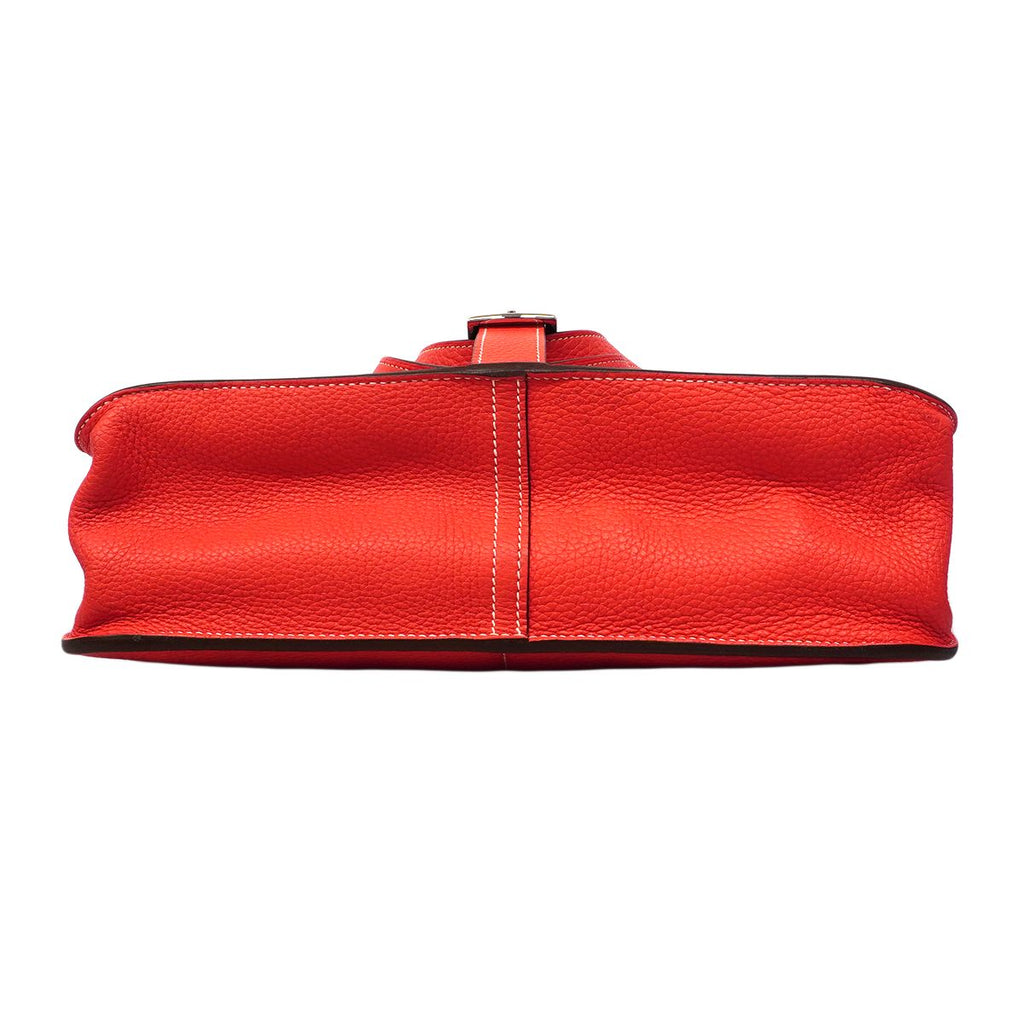 Hermes Handbag Halzan 31 Taurillon Clemence Rose Jaipur Silver 2-Way — view 3