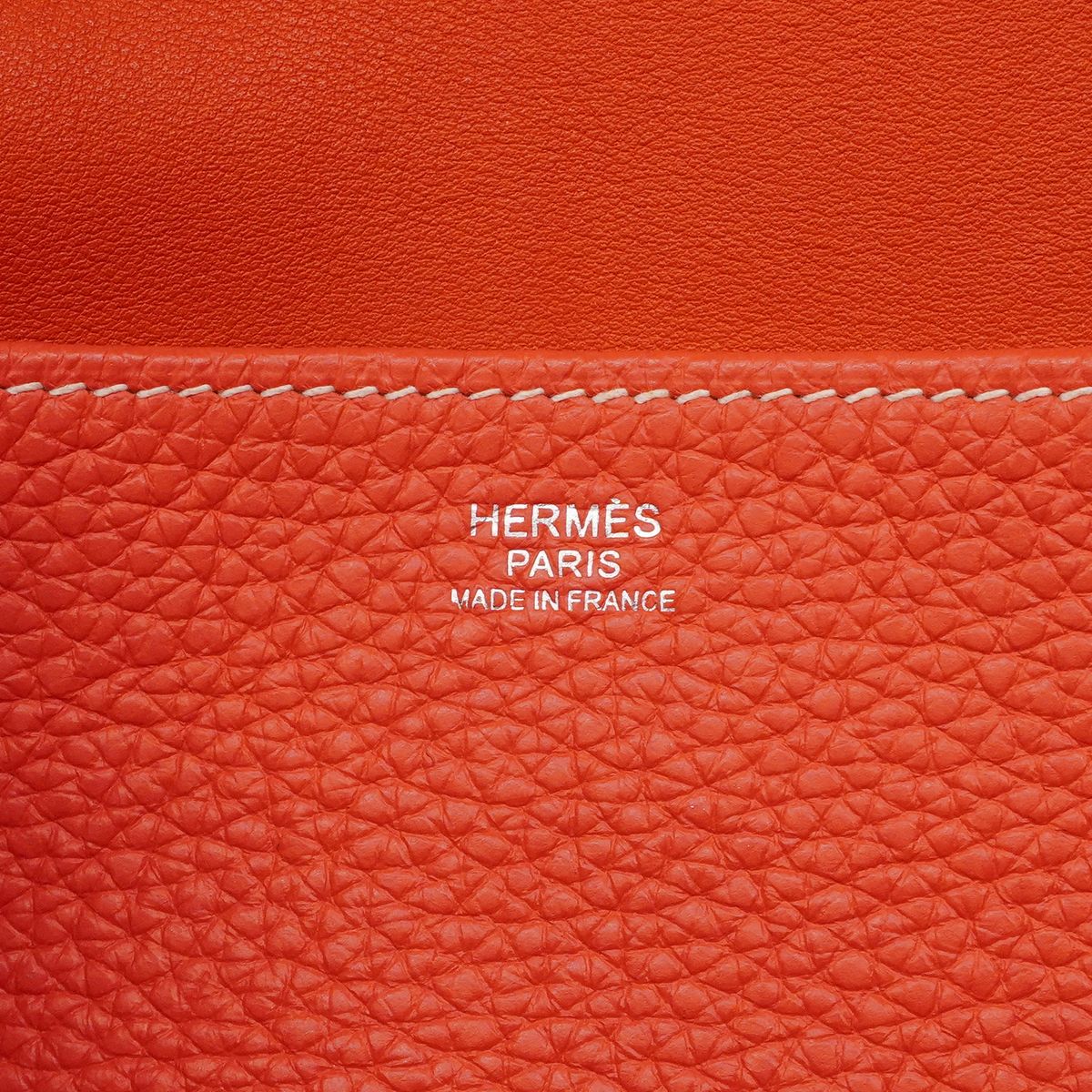 Hermes Handbag Halzan 31 Taurillon Clemence Rose Jaipur Silver 2-Way — view 5
