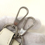 Hermes Shoulder Bag Evelyne TPM Taurillon Clemence White Silver — view 8