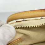 Louis Vuitton Shoulder Bag Damier Azur Figheri PM White — view 9