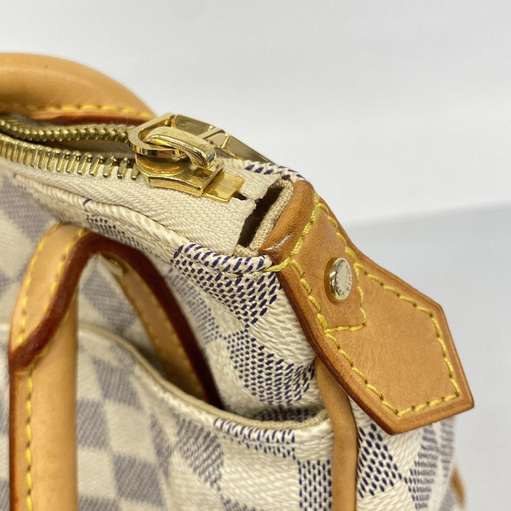 Louis Vuitton Shoulder Bag Damier Azur Figheri PM White — view 7
