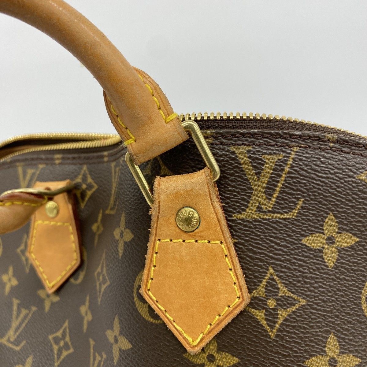 Louis Vuitton Handbag Monogram Alma Brown — view 9
