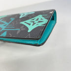 Louis Vuitton Wallet Monogram Eclipse Graffiti Portefeuille Brazza NM Black — view 6