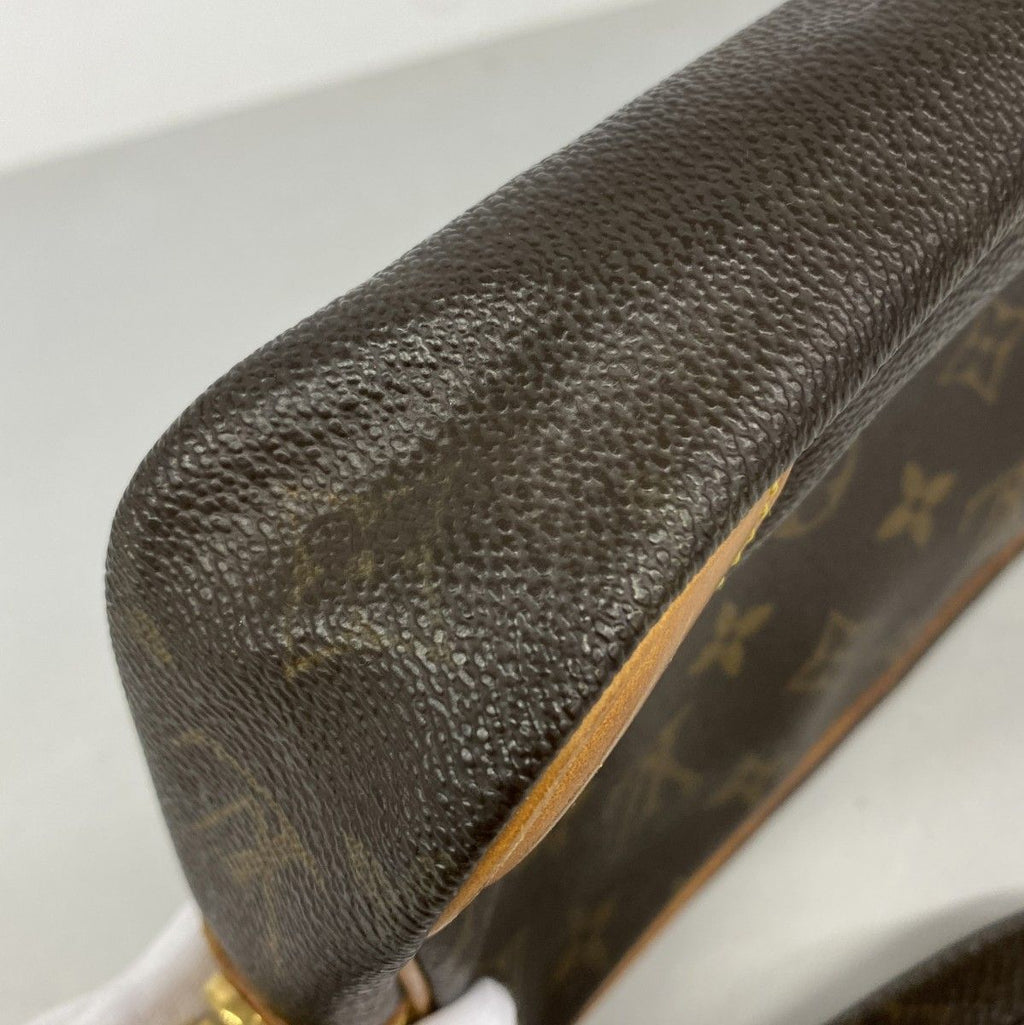 Louis Vuitton Clutch Monogram Marly Dragonne GM Brown — view 9