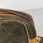 Louis Vuitton Clutch Monogram Marly Dragonne GM Brown — view 6