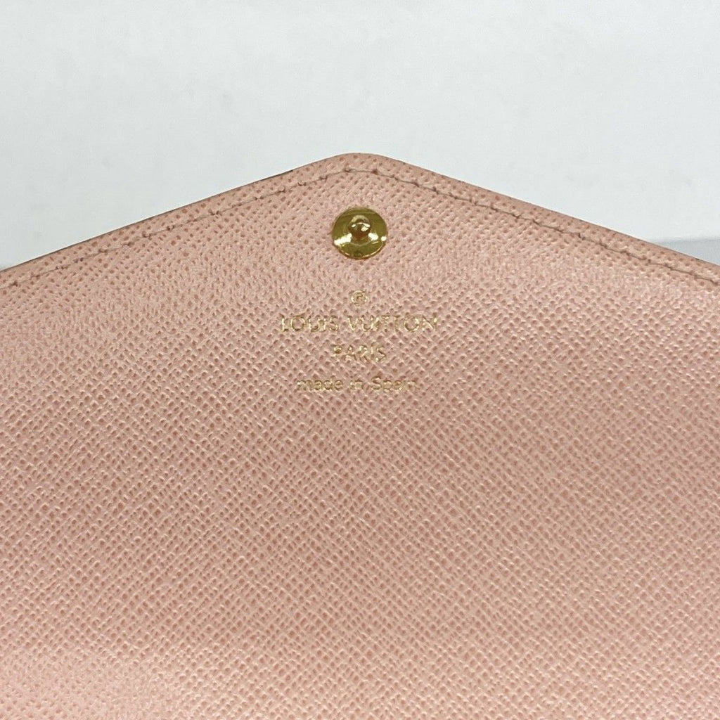 Louis Vuitton Wallet Damier Portefeuille Sarah Rose Velours — view 4