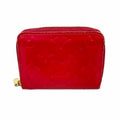 Louis Vuitton Coin Case Vernis Zippy Purse Rose Pop