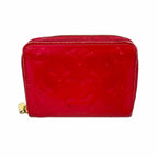Louis Vuitton Coin Case Vernis Zippy Purse Rose Pop