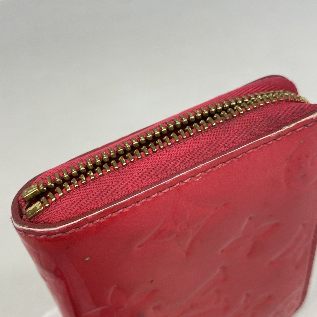 Louis Vuitton Coin Case Vernis Zippy Purse Rose Pop — view 7