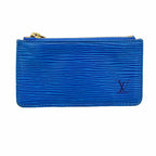 Louis Vuitton Coin Case Epi Pochette Cles Toledo Blue