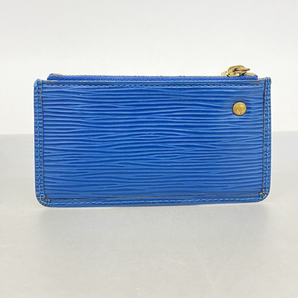Louis Vuitton Coin Case Epi Pochette Cles Toledo Blue — view 9