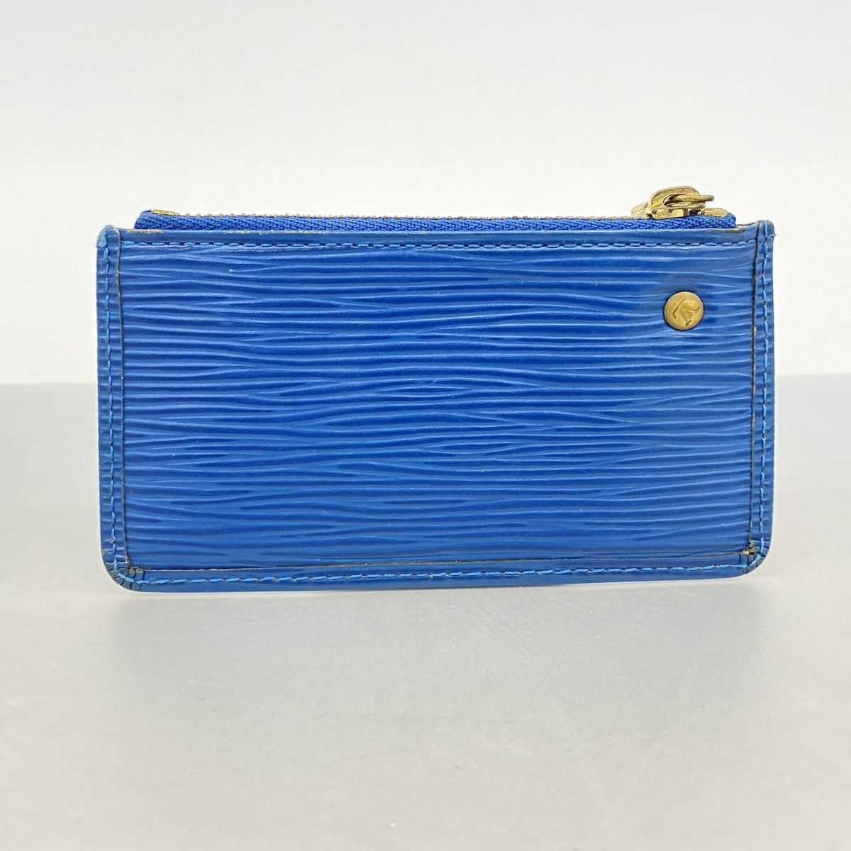 Louis Vuitton Coin Case Epi Pochette Cles Toledo Blue — view 9