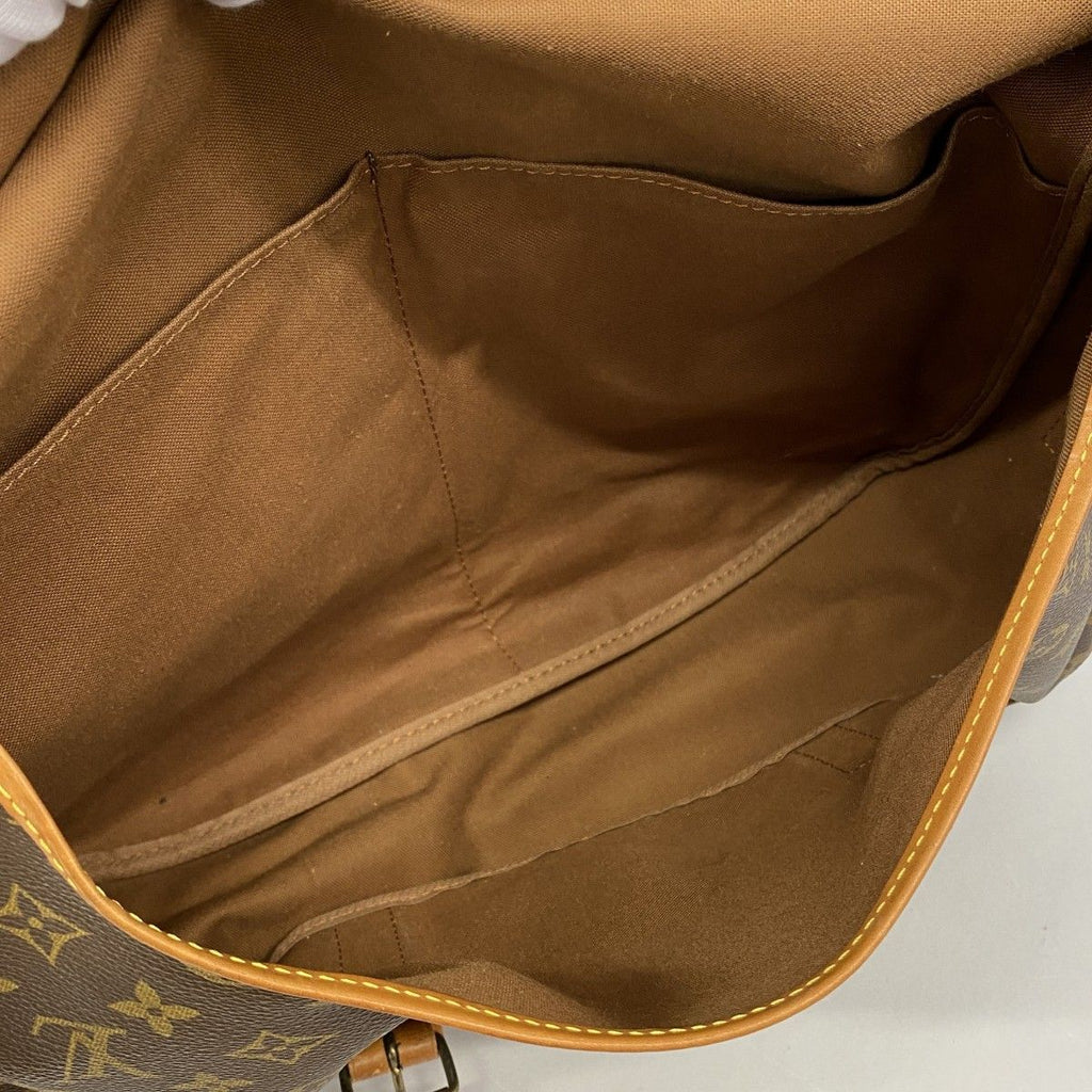 Louis Vuitton Shoulder Bag Monogram Saumur 43 Brown — view 4