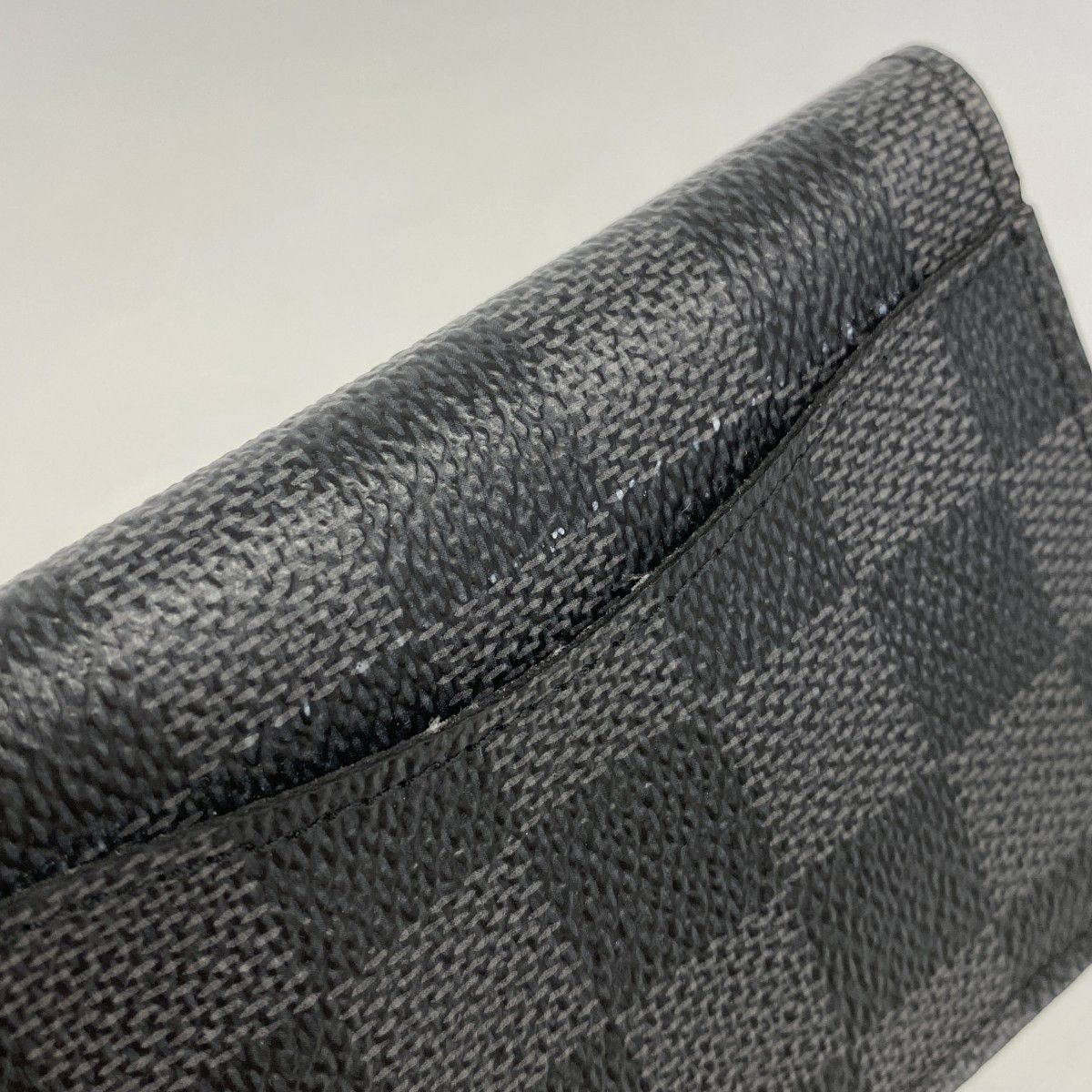 Louis Vuitton Card Case Damier Graphite Organizer de Poche Black Gray — view 5