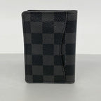Louis Vuitton Card Case Damier Graphite Organizer de Poche Black Gray — view 8