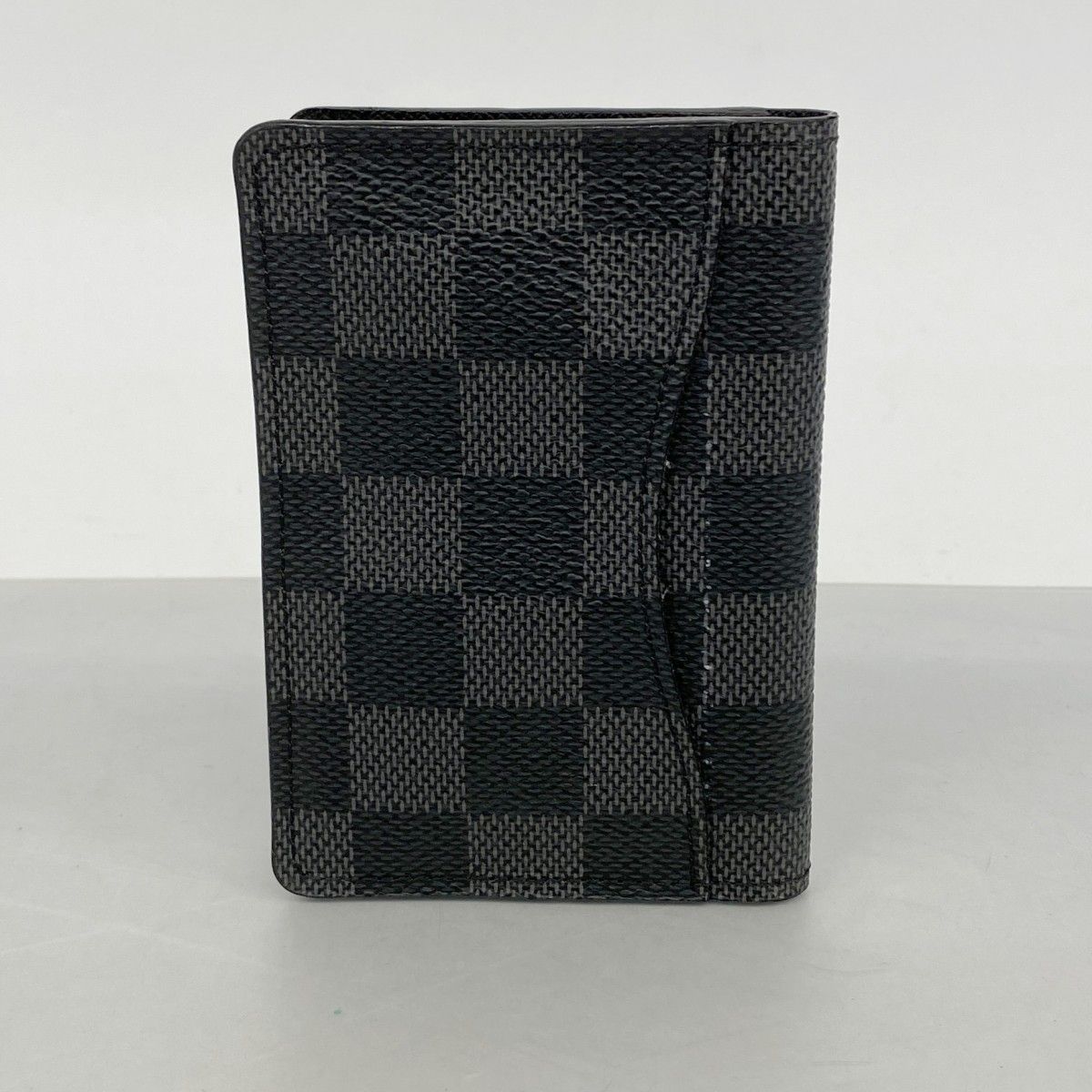 Louis Vuitton Card Case Damier Graphite Organizer de Poche Black Gray — view 8