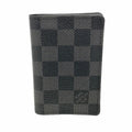 Louis Vuitton Card Case Damier Graphite Organizer de Poche Black Gray