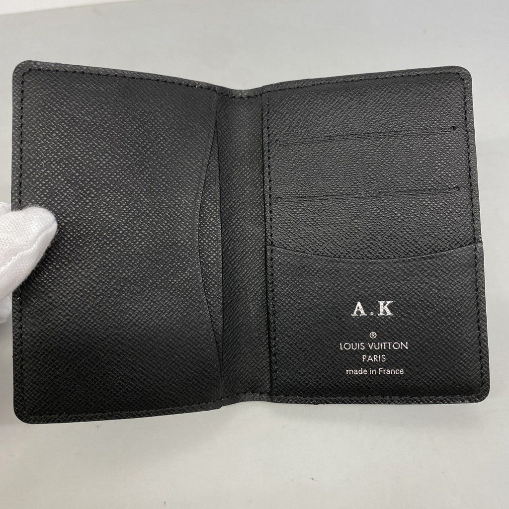 Louis Vuitton Card Case Damier Graphite Organizer de Poche Black Gray — view 3