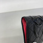 Chanel Wallet Cambon Lambskin Black Silver — view 5