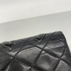 Chanel Wallet Cambon Lambskin Black Silver — view 7